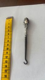 Antieke Engelse zilveren knopenhaak, Ophalen of Verzenden, Zilver