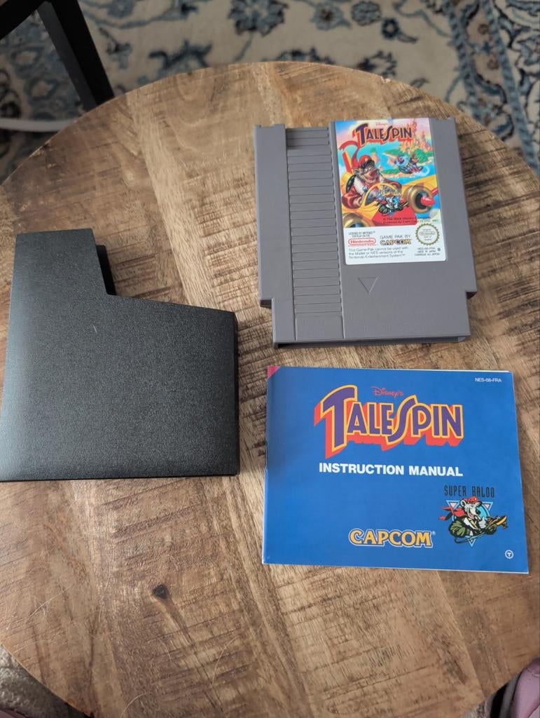 Disney's TaleSpin NES Game met Handleiding, Spelcomputers en Games, Games | Nintendo NES, Avontuur en Actie, Gebruikt, 1 speler