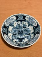 Zeldzaam oud handbeschilderd bord, origineel Delft 18 cm, Ophalen of Verzenden