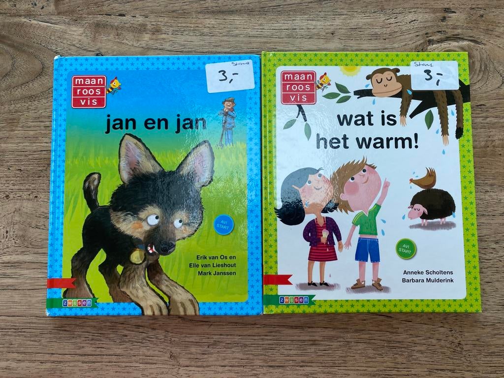 Avi leesboeken Maan Roos Vis Zwijsen, zgan, losse verkoop, Ophalen of Verzenden, Zo goed als nieuw, Fictie algemeen