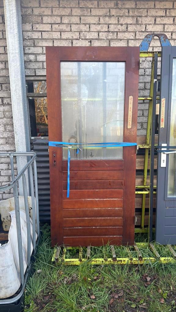 Achterdeur/ buitendeur/stapeldorpeldeur, Ophalen, Gebruikt, 80 tot 100 cm, Buitendeur