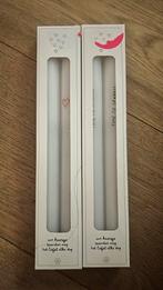 Zusss LED kaarsen van wax - set van 2, Overige materialen, Wit, Nieuw, Ophalen of Verzenden