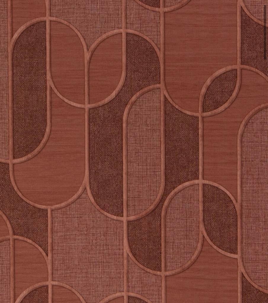 Behang Ruby van Kwantum, bij elkaar zo’n 1 1/2 rol, Huis en Inrichting, Ophalen, Minder dan 10 m², Rood, Retro