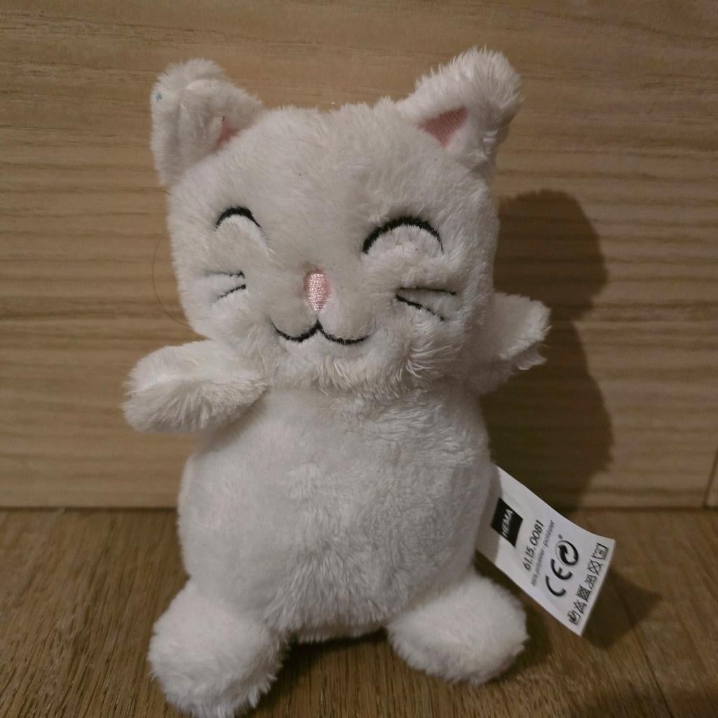 Leuke katten knuffel van de hema, Ophalen, Zo goed als nieuw, Overige typen