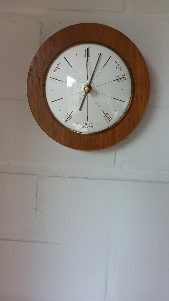 echte sixties barometer, stijlzuiver, goed werkend, Ophalen of Verzenden, Analoog, Overige typen