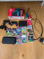 Nintendo Switch Compleet Pakket met Games & Accessoires, Ophalen of Verzenden, Switch Original, Met 3 controllers of meer, Gebruikt