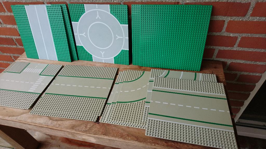 lego diverse wegenplaten-maanplaten-effe&grote platen divers, Kinderen en Baby's, Speelgoed | Duplo en Lego, Gebruikt, Overige thema's