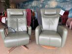 2 luxe prominent relax sta op stoelen met verwarming, Ophalen of Verzenden, Zo goed als nieuw, Leer, Gratis bezorging regio Utrecht met garantie
