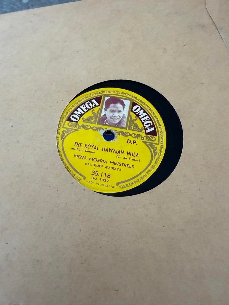 Vintage Omega 7 inch vinyl: The Royal Hawaiian Hula, Ophalen, Gebruikt, 7 inch, Voor 1960