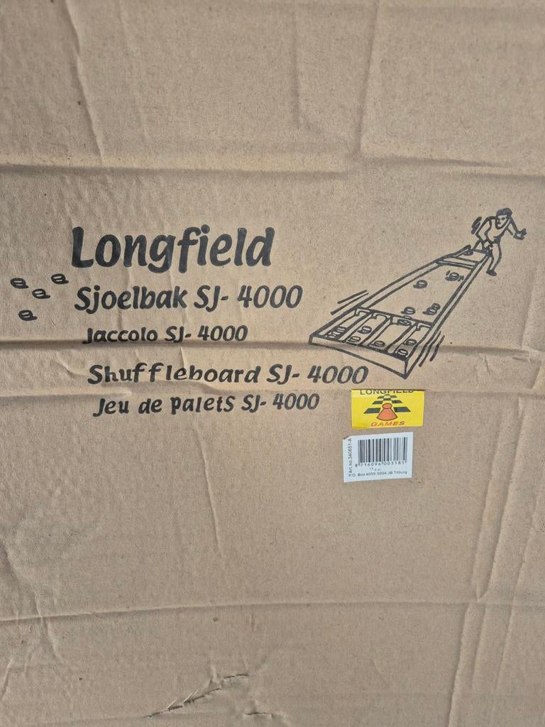 Longfield Sjoelbak SJ-4000 - in doos, Ophalen, Nieuw