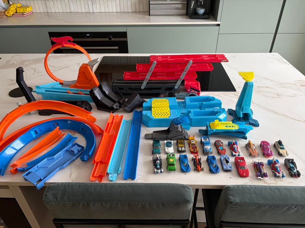 Hot Wheels Racebaan Onderdelen, Kinderen en Baby's, Speelgoed | Racebanen, Ophalen, Hot Wheels, Met looping, Elektrisch