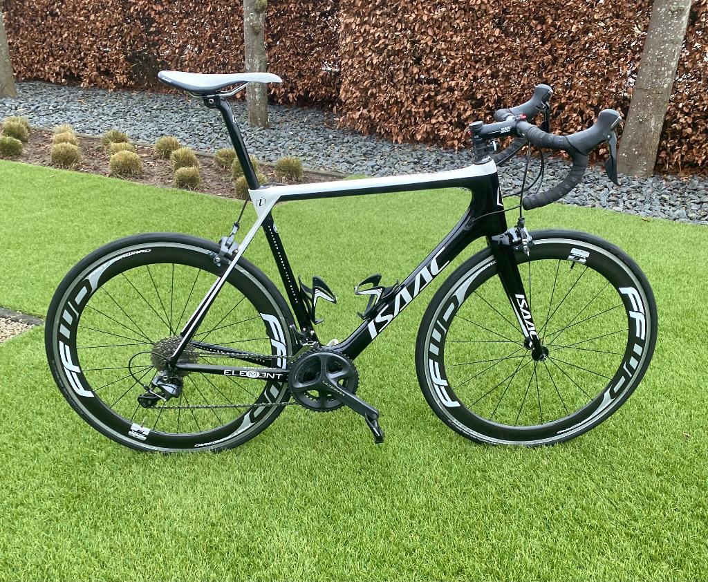 Racefiets isaac element, Fietsen en Brommers, Fietsen | Racefietsen, Carbon, Meer dan 20 versnellingen, 53 tot 57 cm, Ophalen
