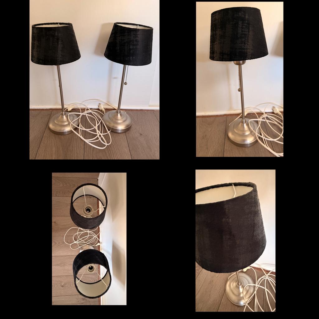 Twee gave lampen! Black velvet, Ophalen, Zo goed als nieuw, Minder dan 50 cm
