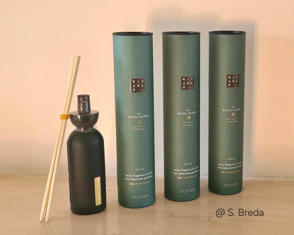 Rituals Geurstokjes | Jing | 70 ml Geurstokken, Ophalen, Nieuw, Groen, Glas