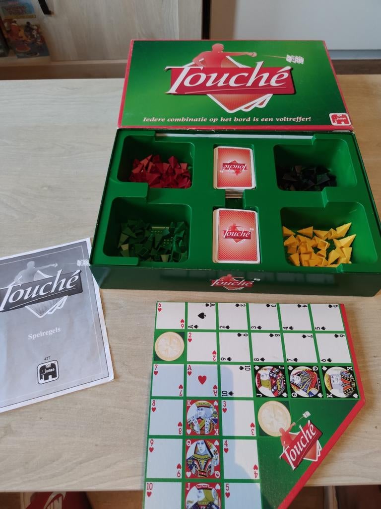 Touche bordspel van Jumbo - Compleet en in goede staat, Hobby en Vrije tijd, Gezelschapsspellen | Bordspellen, Jumbo B.V., Ophalen of Verzenden