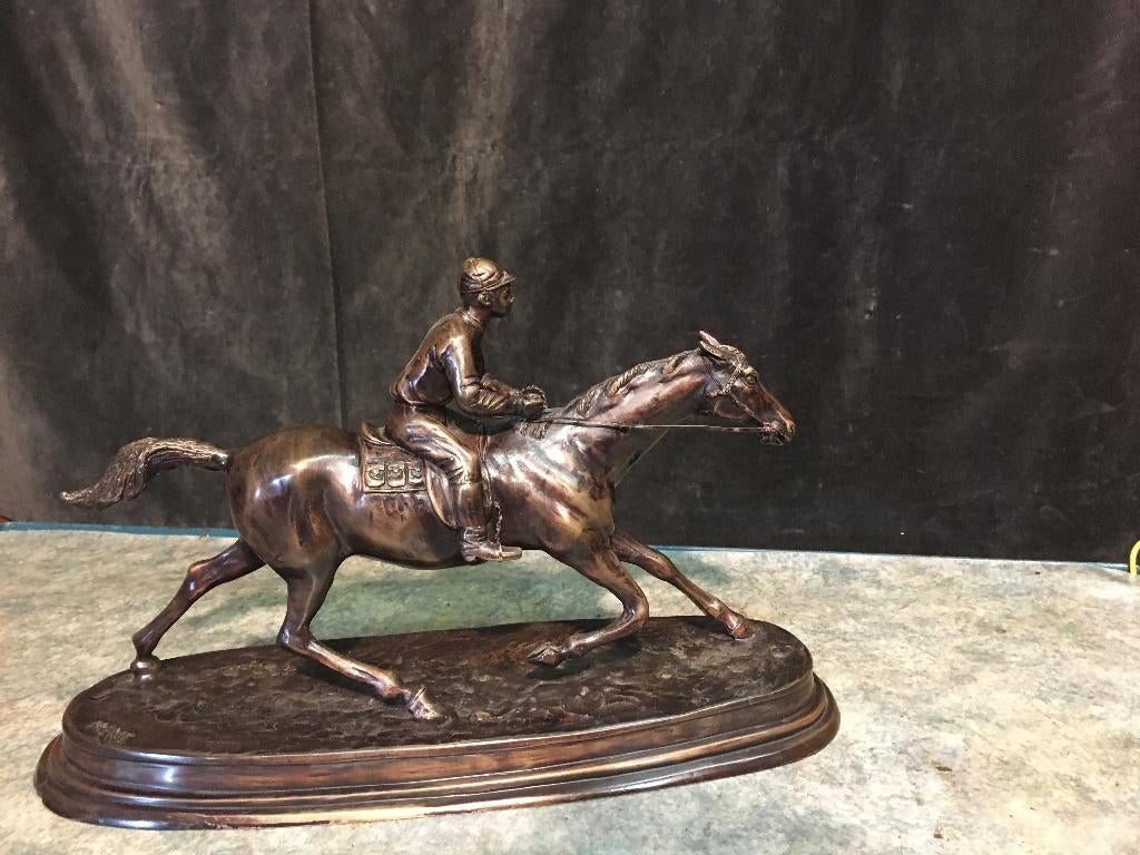 bronzen paard, Ophalen, Brons