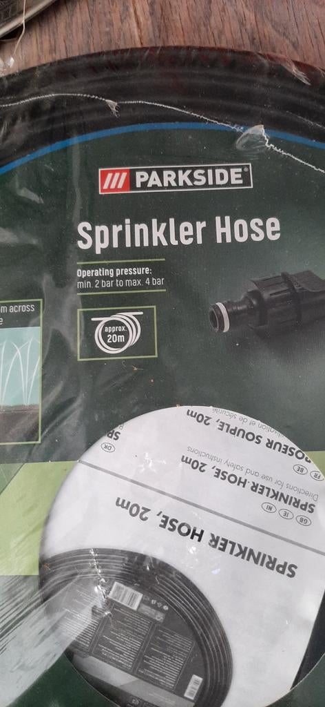 Parkside Sprinkler Slang 20m - Nieuw in verpakking, Tuin en Terras, Ophalen