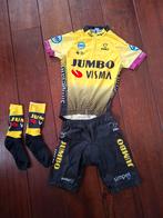 Jumbo Visma fietskleding 146-152(Shirt, Broek, Sokken), Gebruikt, Kinderen, Overige maten, Ophalen of Verzenden