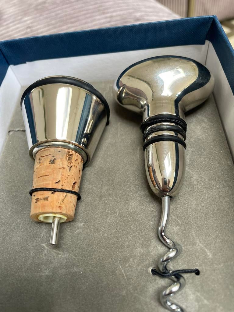 Camel sigaretten gift set; kurkestrekker met stop, zilver, Verzamelen, Merken en Reclamevoorwerpen, Ophalen of Verzenden, Nieuw