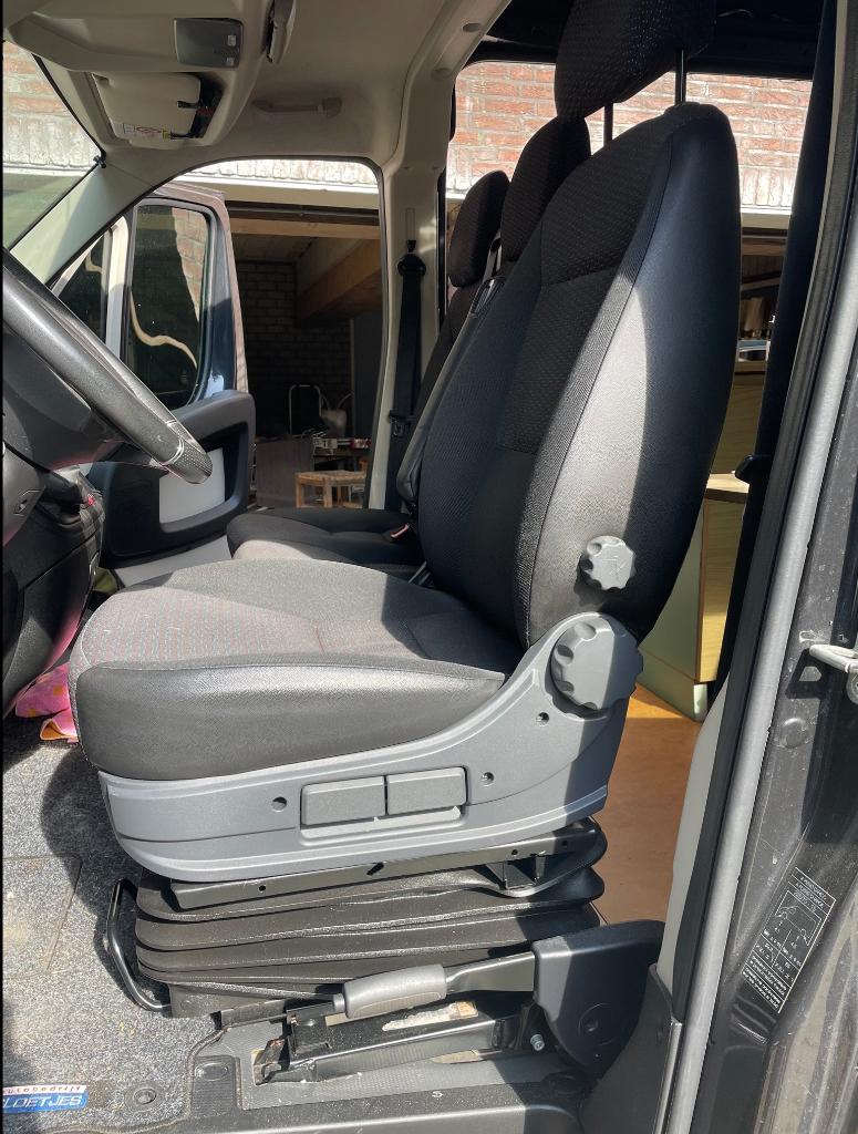 Geveerde Bestuurdersstoel plus bankje Peugeot Boxer, Auto-onderdelen, Ophalen, Gebruikt, Peugeot