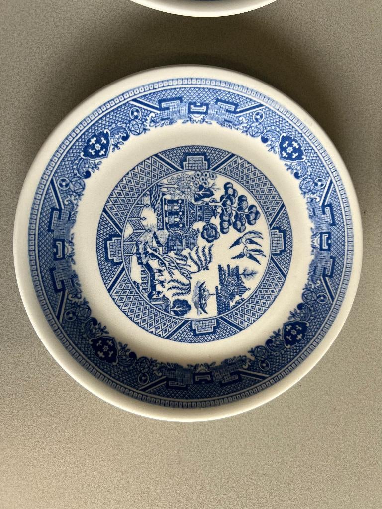 Vintage gebaksbordjes China Town Italy 6 stuks, Ophalen