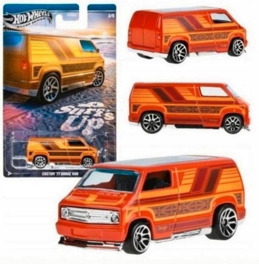DODGE CUSTOM VAN 1977,special edition HOTWHEELS, Hobby en Vrije tijd, Modelauto's | 1:50, Ophalen of Verzenden, Nieuw, Auto, Overige merken