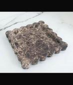 Marmer dienblad, Ophalen of Verzenden, Nieuw, Rond, Hout