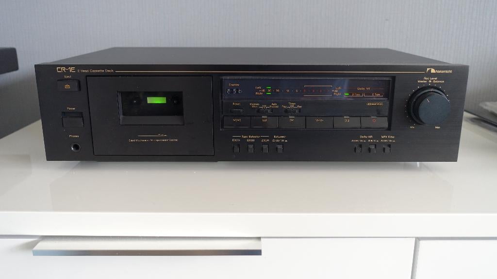 Nakamichi CR1 cassettedeck (geserviced), Audio, Tv en Foto, Cassettedecks, Ophalen, Enkel, Overige merken, Tiptoetsen