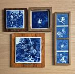 Vintage dellfts blauw tegeltjes, Antiek en Kunst, Antiek | Wandborden en Tegels, Ophalen of Verzenden