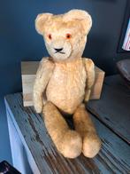 Oude teddybeer, gevuld met stro, zolder vondst, Ophalen of Verzenden, Gebruikt