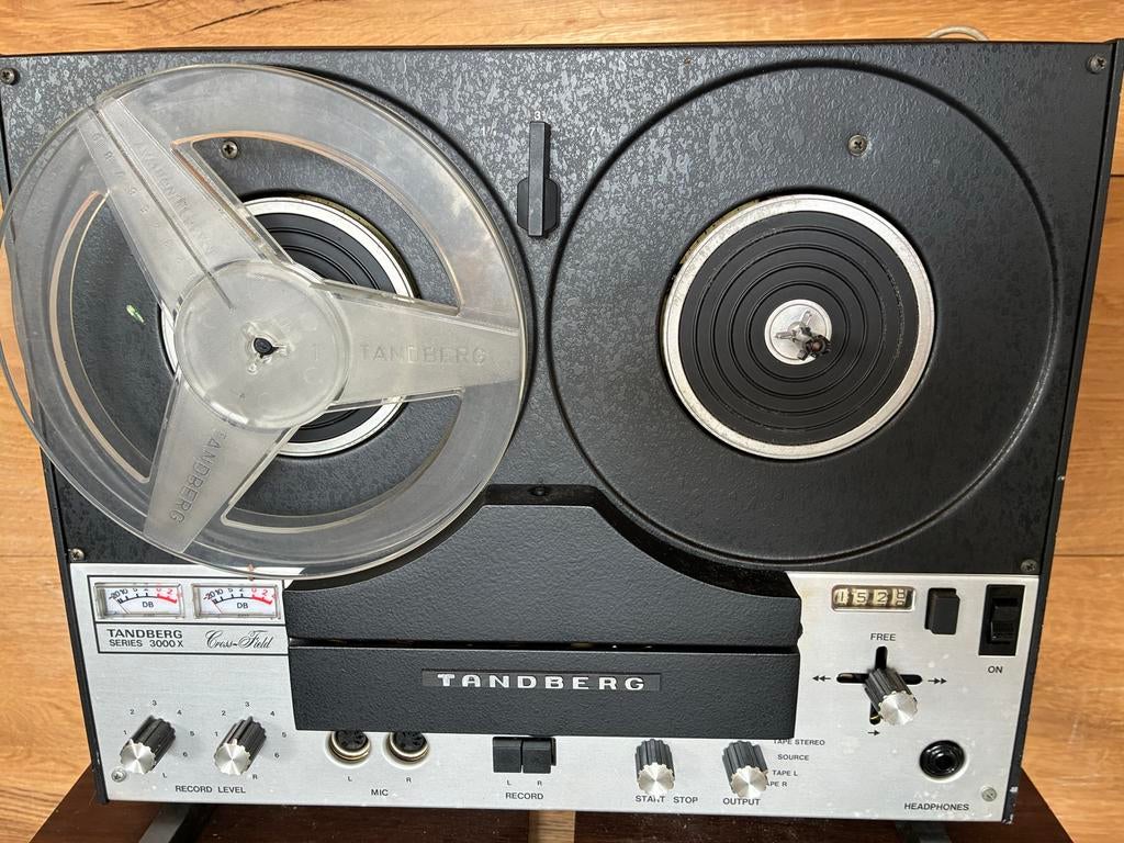 Tandberg Series 3000X Cross-Field Bandrecorder met stofkap, Audio, Tv en Foto, Ophalen, Bandrecorder, Met stofkap