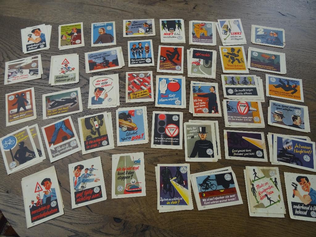 ALBUM Plaatjes Verbond voor veilig verkeer/Kanis & Gunnink., Overige supermarkten, Ophalen of Verzenden