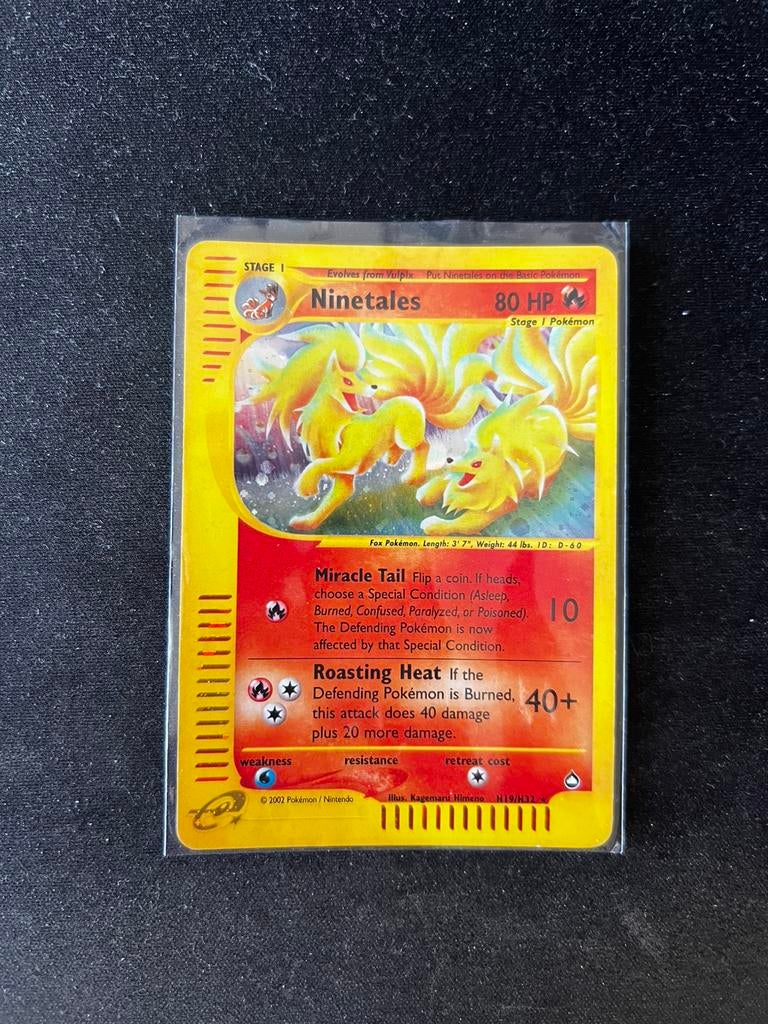 Ninetales #H19 Holo Pokemon Kaart, Hobby en Vrije tijd, Verzamelkaartspellen | Pokémon, Ophalen of Verzenden, Zo goed als nieuw