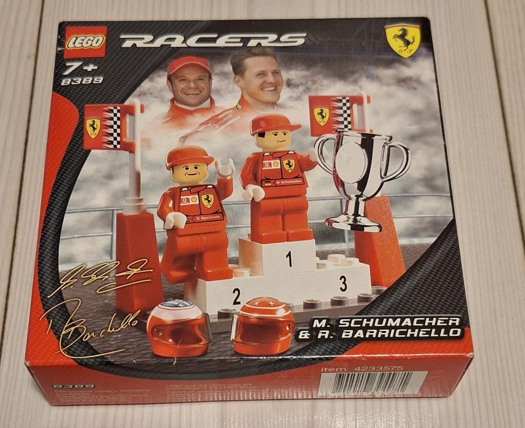 Lego Racers set 8389 Schumacher/Barrichello zeldzaam, Ophalen of Verzenden, Nieuw