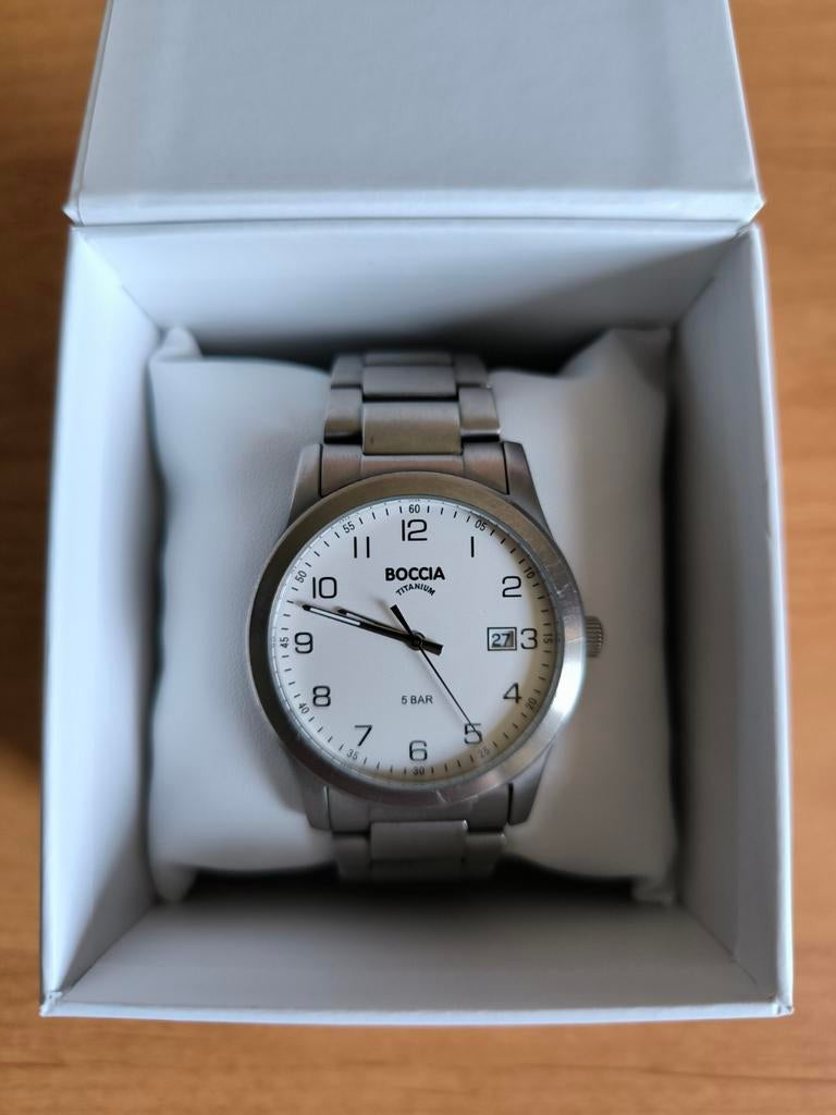 Boccia Titanium Herenhorloge, Ophalen of Verzenden, Gebruikt, Polshorloge, Overige merken