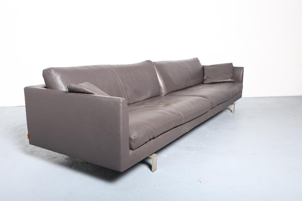 Montis Axel 5-zits leder, Ophalen, Gebruikt, Rechte bank, Leer