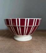 Franse spoelkom rood wit, Ophalen of Verzenden