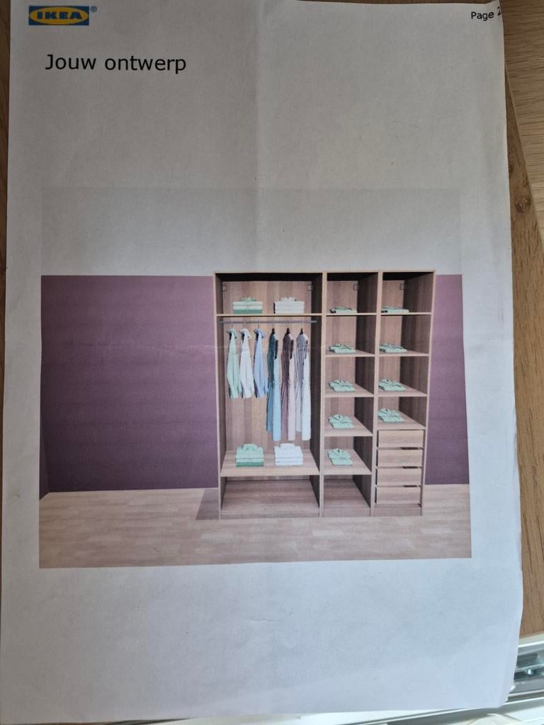 Ikea PAX kast 201(b)x236(h)x60cm(d) - schuifdeuren+spiegel, Ophalen, 200 cm of meer, 200 cm of meer