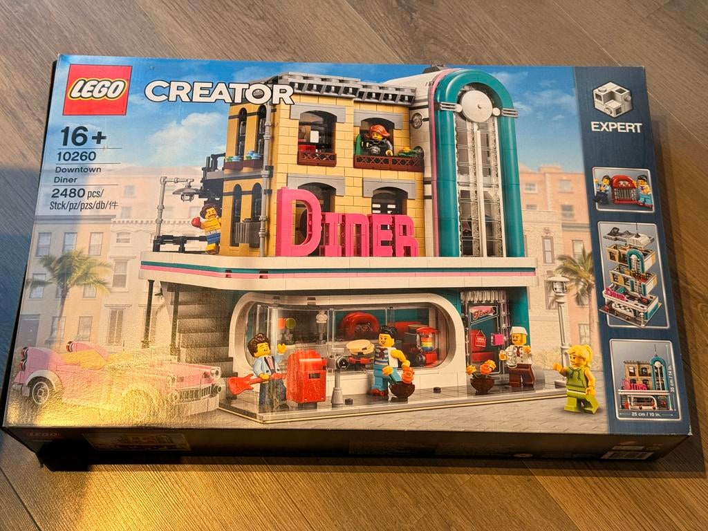 LEGO Creator Expert 10260 Downtown Diner, Kinderen en Baby's, Speelgoed | Duplo en Lego, Gebruikt, Lego, Ophalen of Verzenden
