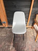GRATIS Wit boucle stoel, Huis en Inrichting, Stoelen, Ophalen, Gebruikt, Wit, Eén