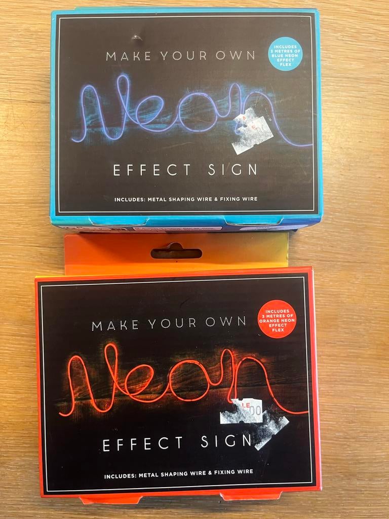 DIY Neon Sign - Maak je eigen neonlamp (roze of wit), Roze, Overige thema's, Nieuw, Ophalen of Verzenden