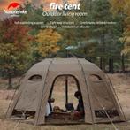 Naturehike MG Fire Tent, kacheldoorvoer, Glamping/Groepstent, Caravans en Kamperen, Ophalen of Verzenden, Zo goed als nieuw, Meer dan 6