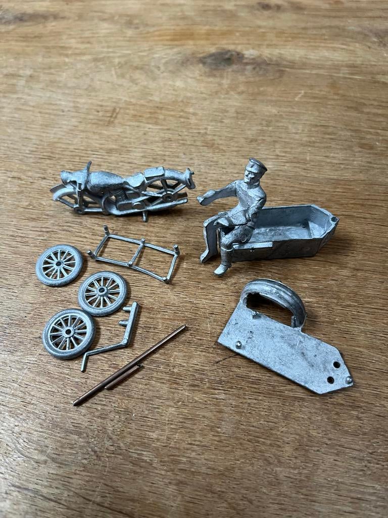 Modelbouw motor met zijspan, zelfbouw., Overige merken, 1:32 tot 1:50, Overige typen, Nieuw