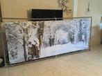 Wanddoek fotozeil  winterlandschap 1.3x3.3 mtr markt/beurs, Ophalen, Zo goed als nieuw