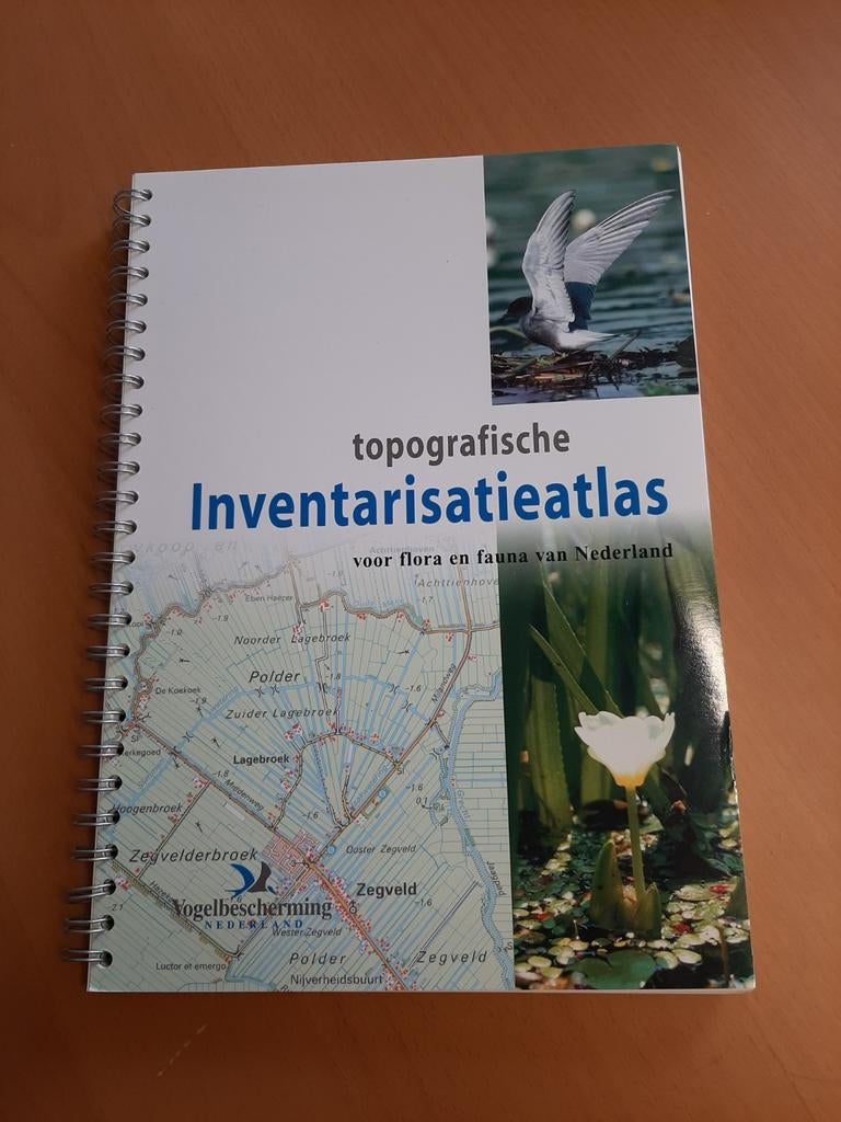 Topografische Inventarisatieatlas Flora en Fauna Nederland, Ophalen of Verzenden, 1800 tot 2000, Nederland, Landkaart
