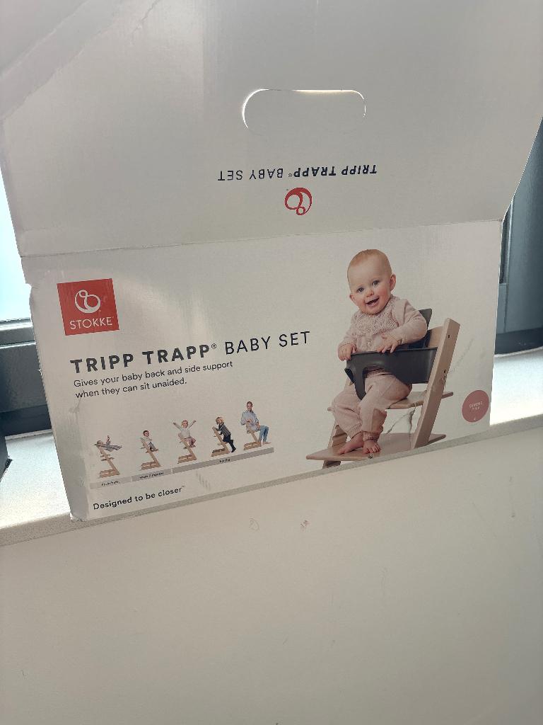 3x Tripp Trapp baby set serene pink roze, Ophalen, Nieuw, Meegroeistoel