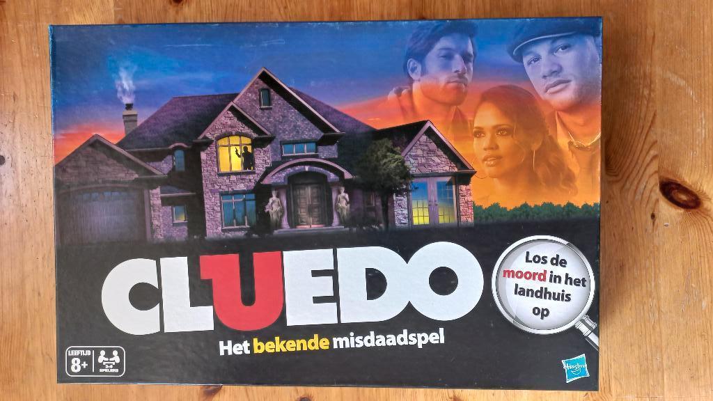 Cluedo los de moord in het landhuis op bordspel, Hobby en Vrije tijd, Gezelschapsspellen | Bordspellen, Vijf spelers of meer, Ophalen of Verzenden