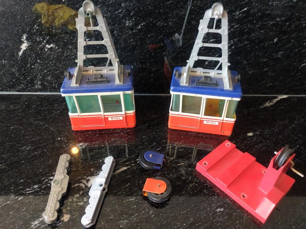 Lehmann Rigi 900 kabelbaan gondels en onderdelen, Ophalen of Verzenden, Gebruikt