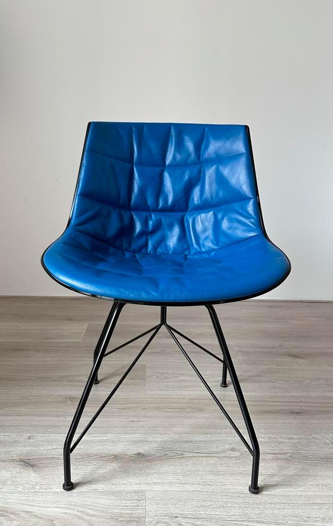 4x MDF Italia Flow design eetkamerstoelen, Huis en Inrichting, Stoelen, Gebruikt, Vier, Ophalen