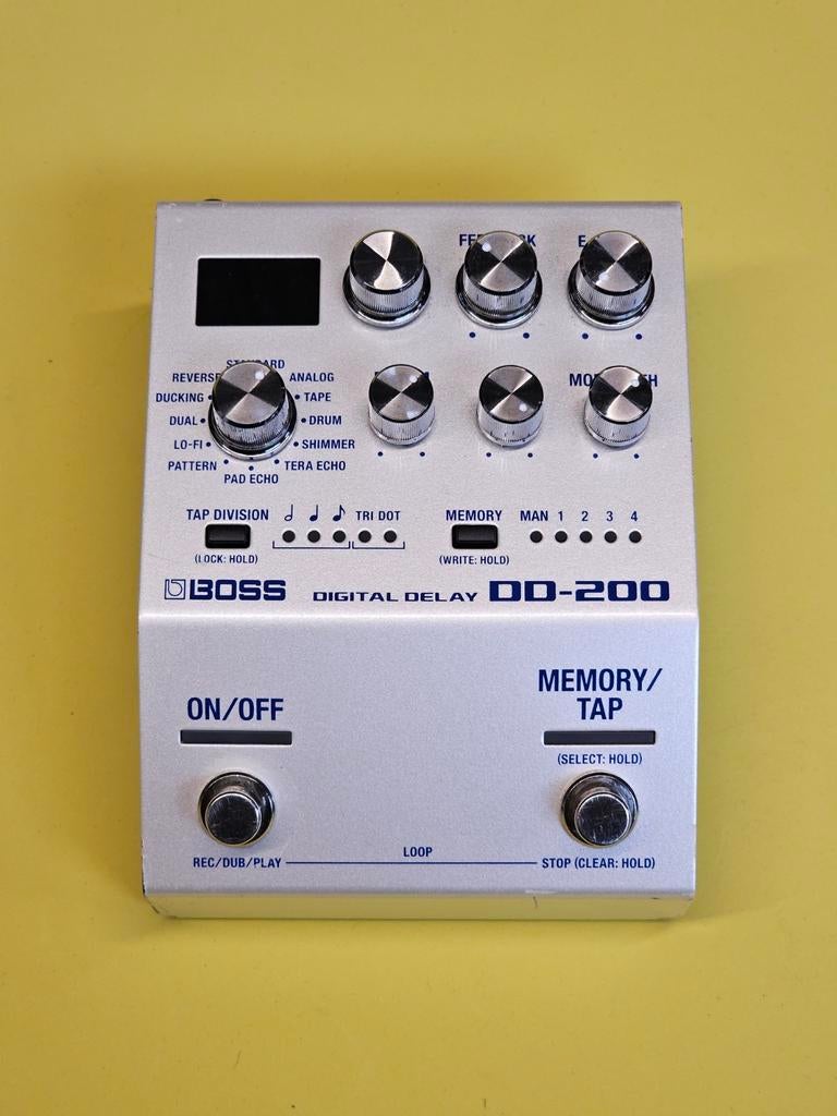 Boss DD-200 Digital Delay Pedaal, Muziek en Instrumenten, Effecten, Zo goed als nieuw, Delay of Echo, Ophalen of Verzenden